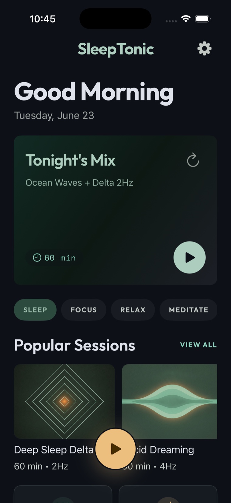 SleepTonic home hub